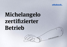 Sanitätshaus Pfänder Ottobock Zertifikat Michelangelo Hand