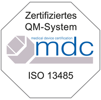Sanitätshaus Pfänder Qualitätsmanagement Siegel ISO 13485